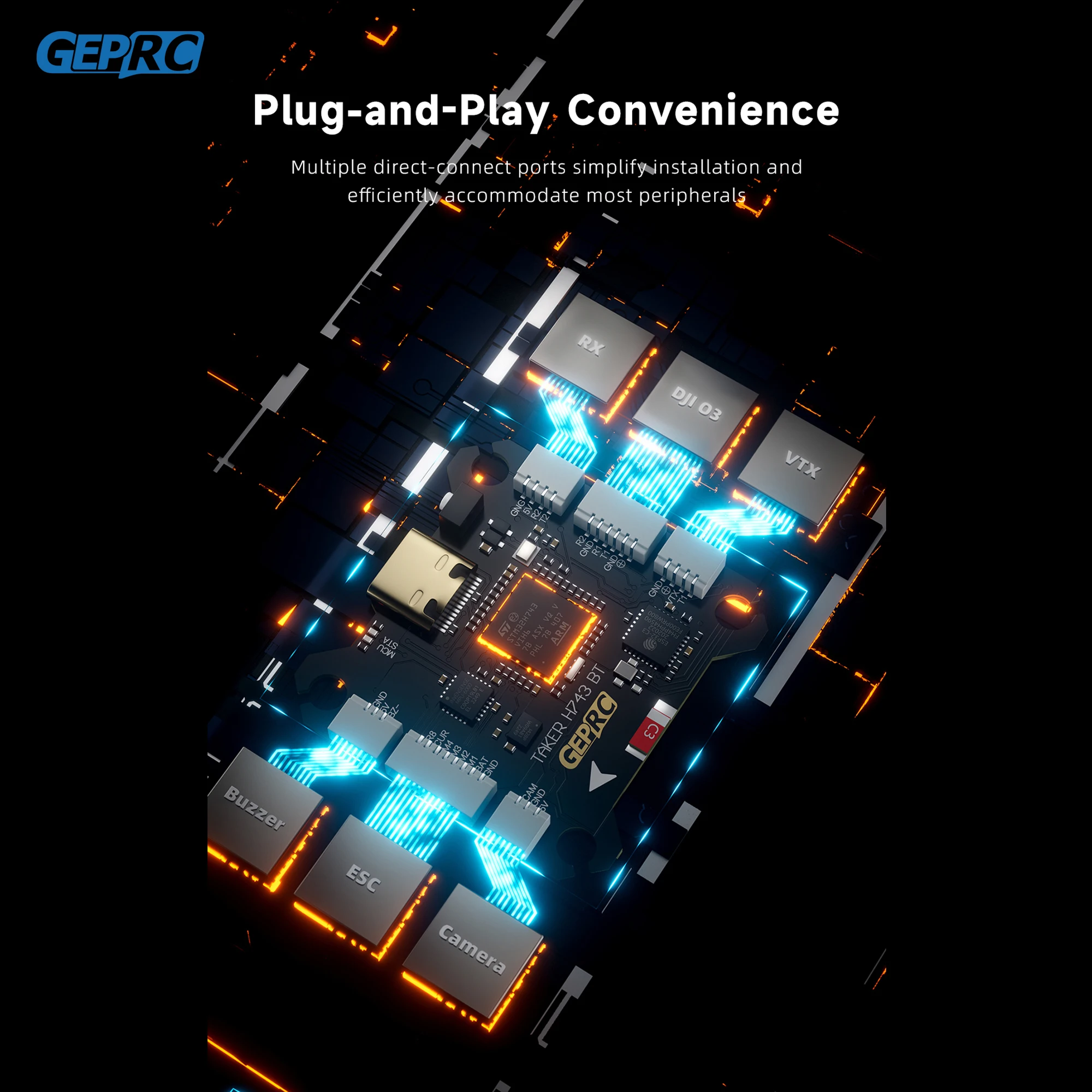 GEPRC TAKER H743 BT 32비트 65A 스 - Drone Flight Controller 리뷰 및 가격